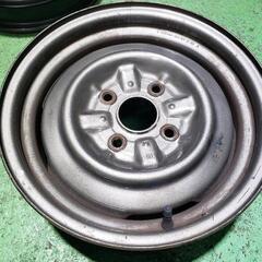 トヨタ純正14インチ鉄ホイール 旧車
