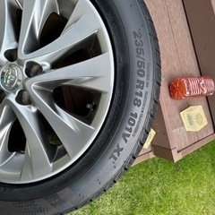 【決まりました】20アルファード　純正18インチ　タイヤホイールセット