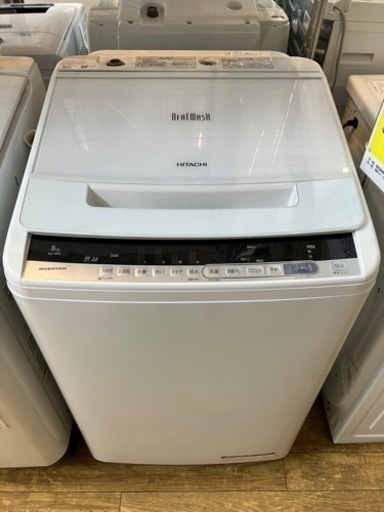 ⭐️人気⭐️2018年製 HITACHI 日立 8kg洗濯機 BW-V80C No.2514
