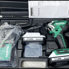 未使用 マキタ MTD002DSAX 18V 2Ah インパクトドライバ 充電器 バッテリー2個 