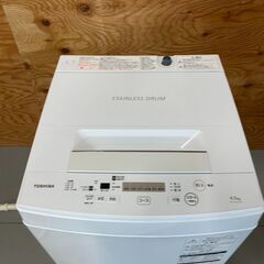 TOSHIBA 　東芝　洗濯機　AW-45M7　2019年製　4...