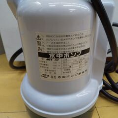 テラダ 水中ポンプ CSL-100L N24-993 高く買取るゾウ八幡西店