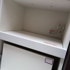 J7003 綾野製作所 食器棚 キッチンボード ホワイト クリーニング済