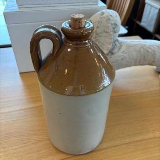 【モデルルーム展示品】 Pottery Bottle ボトル イギリスアンティーク 陶器 おしゃれ インテリア