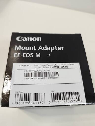 Canon Mount Adapter EF-EOS M マウントアダプター