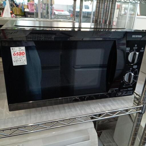 ★【アイリスオーヤマ】家電 キッチン家電 電子レンジ　フラットタイプ　2021年製　取扱説明書あり(PMB-F185-6)【3ヶ月保証付き】【店頭販売のみ】