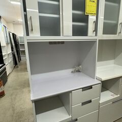 ジモティ来店特価!!　　食器棚　ホワイト　　J-0617