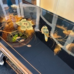 シノワズリ 花鳥図 チェスト キャビネット 収納 おしゃれ インテリア