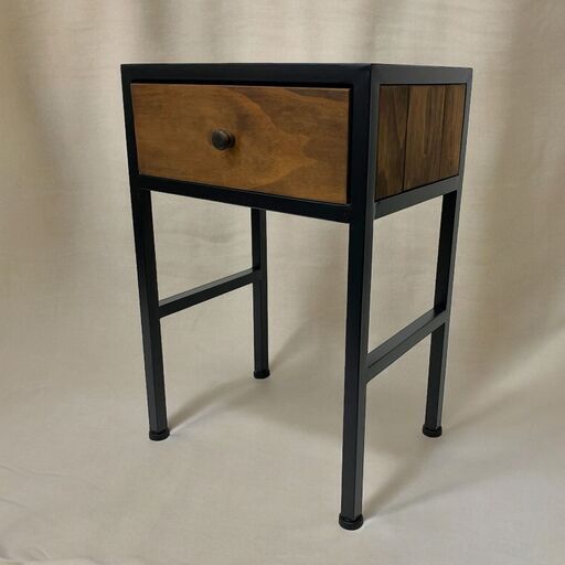 24C367_ジS GRANT グラント サイドテーブル GRST-375 天然木 家具 中古