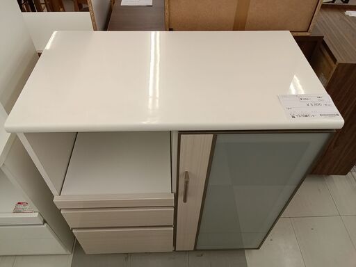 ★ジモティ割あり★ ニトリ レンジ台 白 H101×D50×W90 クリーニング済み TC577