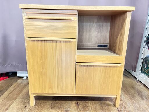 家具 生活家具 UNICO　キッチンカウンター　ナチュラル　ｷｽﾞ有