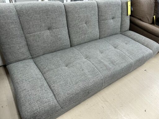 ジモティ来店特価!!　　ソファベッド　グレー　　J-0637