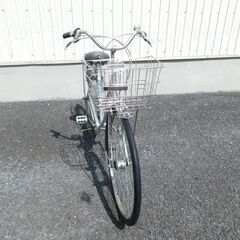 中古自転車多数販売中!　安い自転車は大丈夫？という方　是非ご来店ください!　シティサイクル ブリヂストン 27インチ シルバー 内装3段変速 オートライト リヤテールランプ点灯確認済み　売れてます! 早い者勝ち! 状態は全体的に極めて良好と思います!　m18