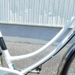 中古自転車多数販売中!　安い自転車は大丈夫？という方　是非ご来店ください!　シティサイクル  Marukin RAINY PREMER マルキン レイニープレミア 27インチ 長く乗るために耐久性が強化されたプレミアムモデル パンクしづらい耐摩耗タイヤ ホワイト 内装3段変速 オートライト ステンレス部品を多用 状態は全体的に良好と思います!　m19