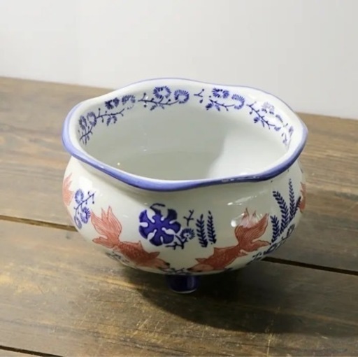 金魚鉢　陶器製　水鉢