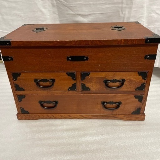 【中古品】家具 インテリア雑貨/小物 小物入れ　和物　昭和レトロ