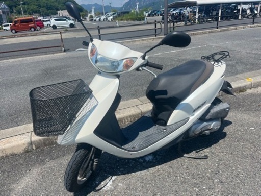 【売約済】美品 BT新品 バリ溝 実働 ホンダ AF68 ディオ 4スト インジェクションバイク 原付 スクーター ホワイト