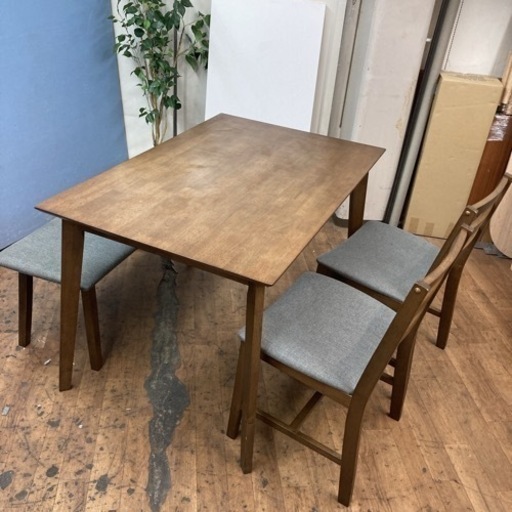 S754 ⭐ ダイニング4点セット ベンチタイプ 幅120cm USED 
