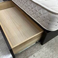 ドリームベッド ダブルベッド 引出し付き