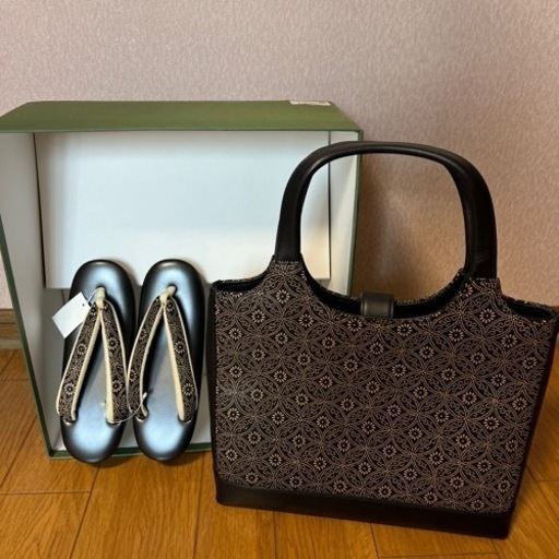 ◆印伝 草履・バッグセット◆