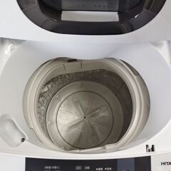 日立 5.0㎏ 全自動 洗濯機 2016年製 NW-50WR ホワイト HITACHI 札幌市