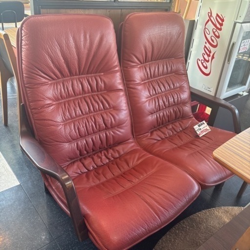 デンマーク BERG Furniture ベルグ ファニチャー ローバック ソファ ソファー 2人掛け 本革 北欧 シンプル おしゃれ インテリア