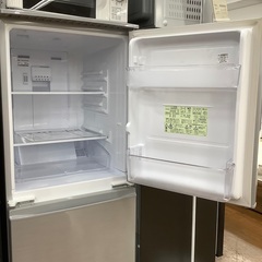 SHARP 2ドア冷蔵庫　SJ-D14A-S 2015年製　13,200円
