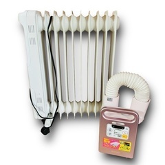 【退去前断捨離】オイルヒーター&布団乾燥機 暖房器具