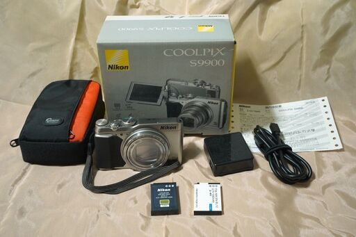 美品：NIKON coolpix S9900：元箱他一式付属