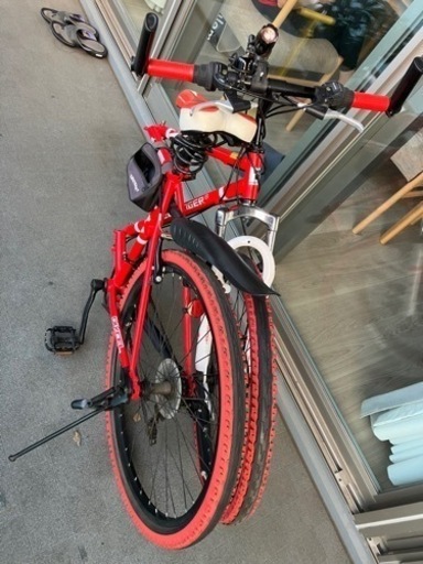 決まりました　クロスバイク折りたたみ　自転車 クロスバイク