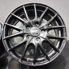 MiD SCHNEIDER マルカサービス シュナイダー 16インチ 4本 6.5J5HPCD114.3+53 ブラック ヴォクシー ノア オデッセイ等　(VHD435)