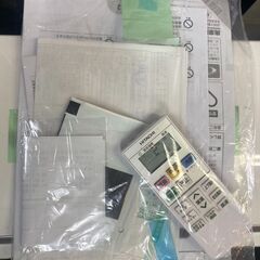 ☆中古￥26,800！HITACHI　2.2kwルームエアコン　家電　2021年製　RAS-HT22L型　【BF085】