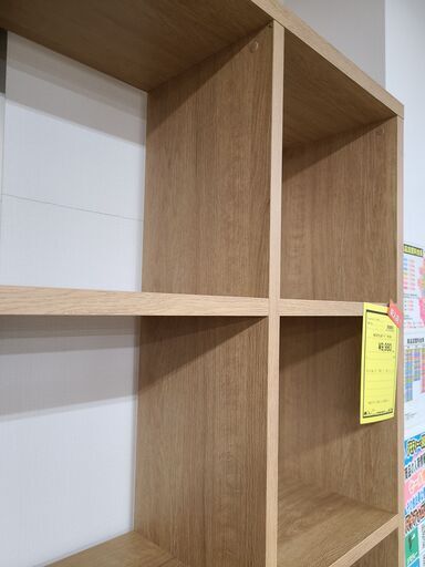 J7016　スタッキングシェルフ　オープンラック　ナチュラル　クリーニング済　【リユースのサカイ柏店】 魅力の J7016 スタッキングシェルフ オープンラック ナチュラル
