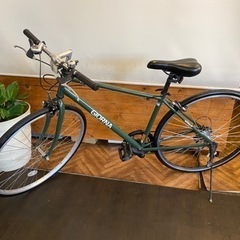 クロスバイク　グリーン　700c