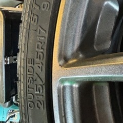 車のパーツ タイヤ、ホイール215/45/17