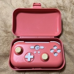 NintendoSwitchLight ピンク、ガラスフィルムとカバー2種とワイヤレスコントローラー付き