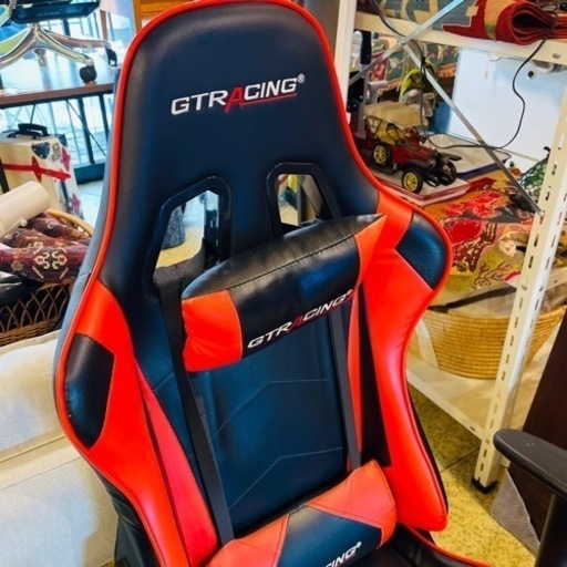 売約済み【武蔵小山店】  　GTRacing  ジーティーレーシング　デスクチェア　パソコンチェア　ゲームチェア　ゲーミングチェア　キャスターチェア　シリーズ　検　pc chair office with caster gaming  chair ハイバッグ　レーシングカー　シート