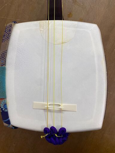 糸島市内 送料無料】 美品 三味線 紫檀 ＃48173-4-008