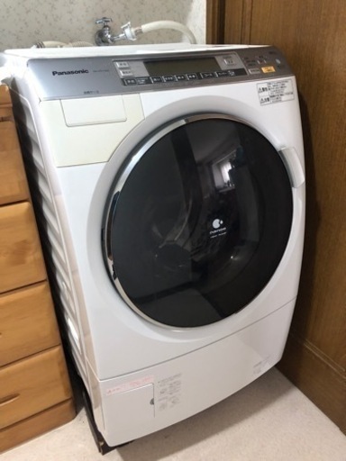 【パナソニック】ドラム式洗濯乾燥機 9.0/6.0kg NA-VX7100L ななめ型 左開き エコナビ ナノイー搭載