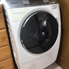 パナソニック】ドラム式洗濯乾燥機 9.0/6.0kg NA-VX7100L ななめ型 左 