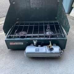 値下げ！！Coleman　 テント　タープ　マット　ツーバーナー　4点セット 値下げ！！Coleman テント タープ マット ツーバーナー 4点セット