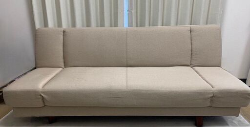 【LOWYA】3人掛け ソファベッド 109パターンリクライニング