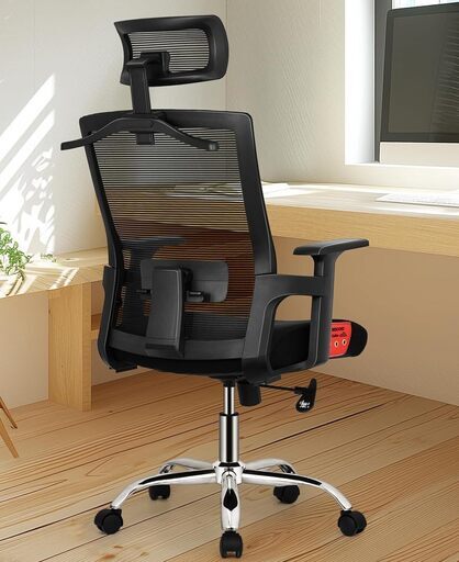 オフィスチェア 椅子 デスクチェア メッシュチェア  ブラック　　新品未開封