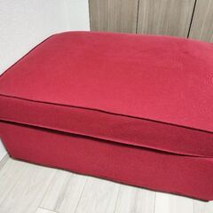 IKEAオットマン/色違いカバー購入可/収納大