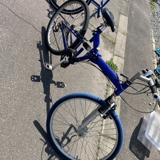 自転車 2台とスタンドのセット
