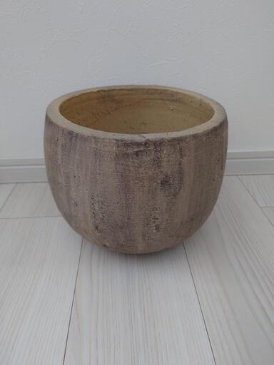 新品　未使用　植木鉢　テラコッタ製　アンティーク調　7号