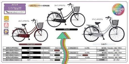 ファミリー自転車 (S-Tech)