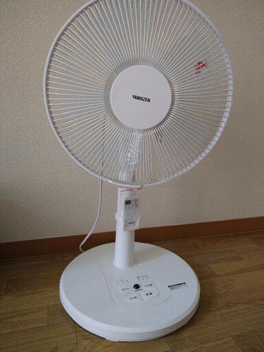 【ほぼ新品今週のみ　扇風機YAMAZEN YLR-AG303(W) WHITE
