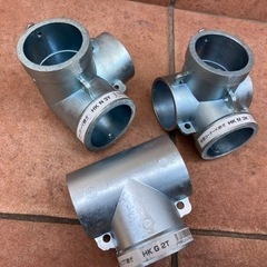 単管パイプとジョイントパーツ　まとめて