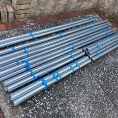 単管パイプとジョイントパーツ　まとめて